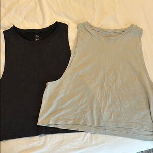 Aerie Cropped Muscle Athletic Tee